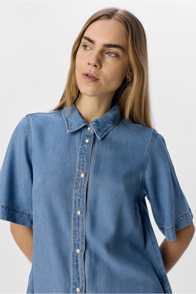 OBJFRAME 2/4 RE DENIM DRESS NOOS 23045685 LIGHT BLUE DENIM